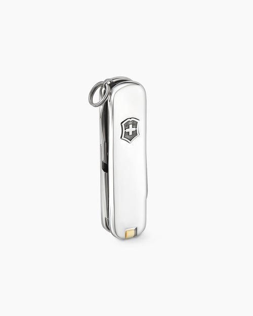 Streamline® Inlay Swiss Army® Knife in Sterling Silver with Black Onyx