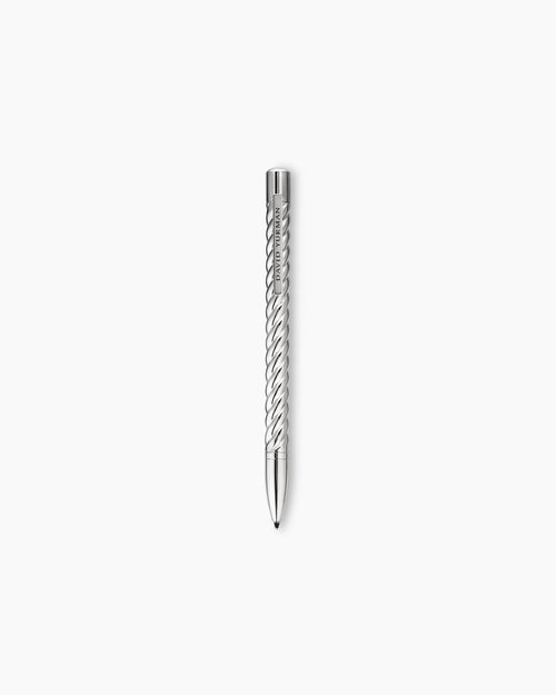 Cable Pen in Sterling Silver with Brass