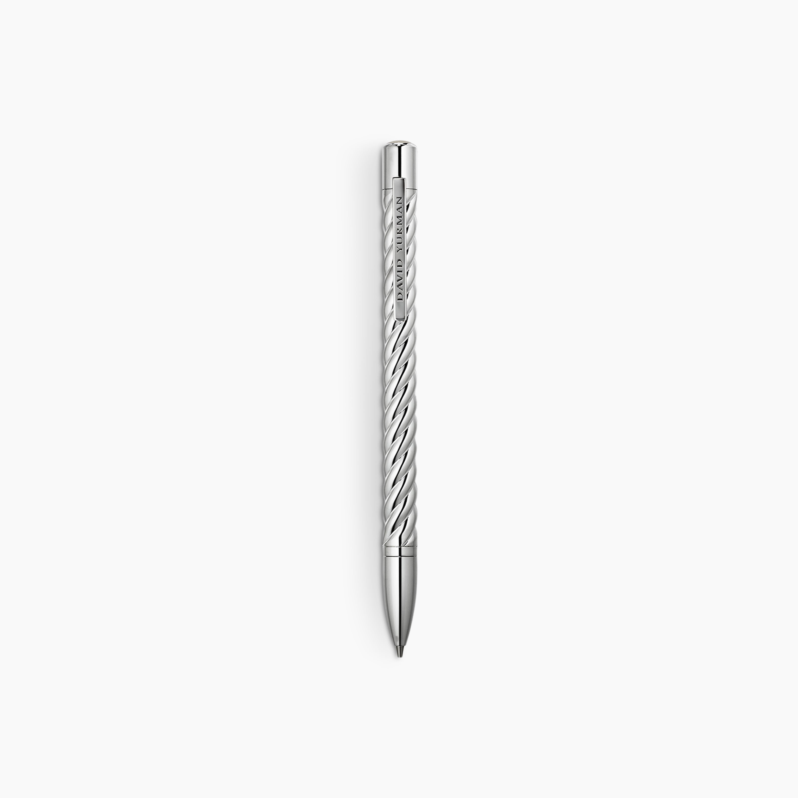 Cable Pencil in Sterling Silver with Brass