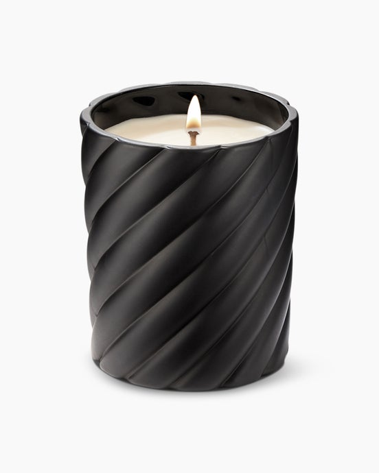 Cable Candle with Amber Scent