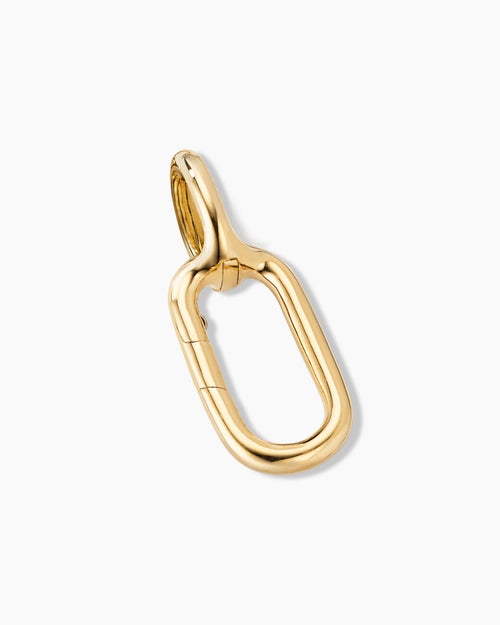 Womens Lexington Amulet Holder in 18K Yellow Gold, 21mm