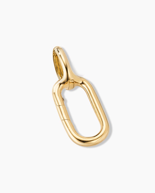 Lexington Amulet Holder in 18K Yellow Gold, 21mm