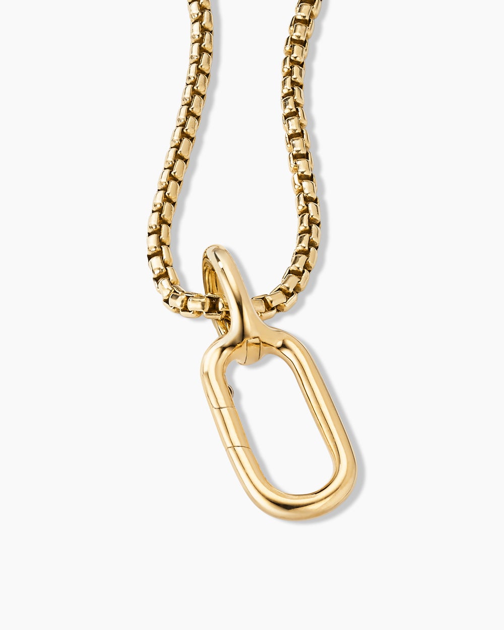 Porte-amulette Lexington en or jaune 18 carats, 21 mm pour femmes