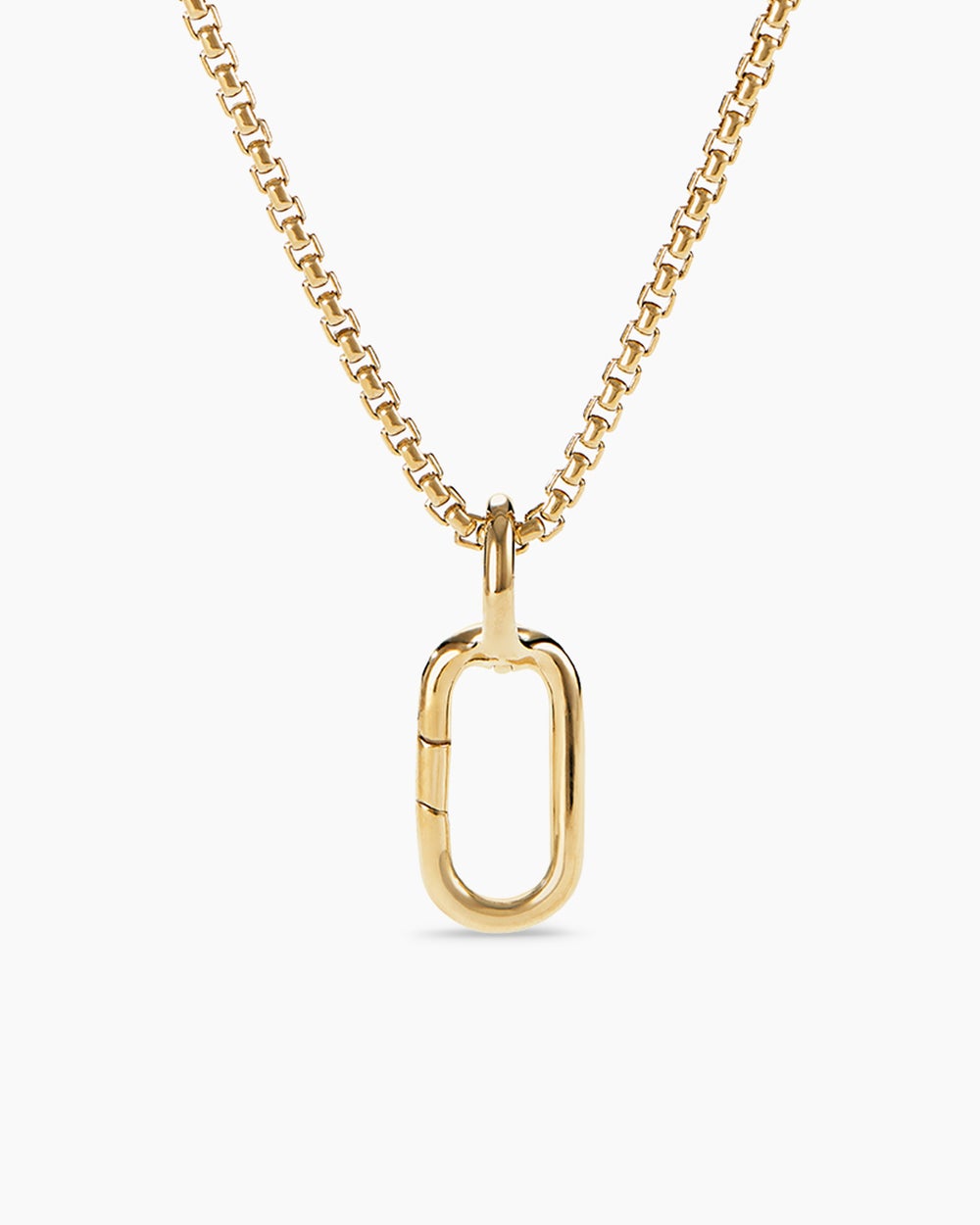 Porte-amulette Lexington en or jaune 18 carats, 21 mm pour femmes