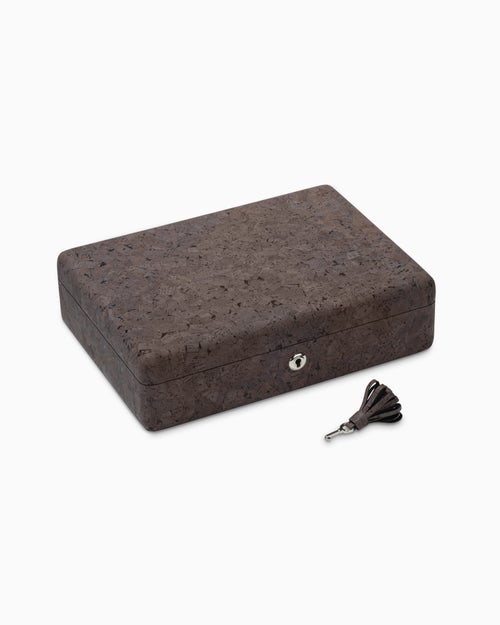 Jewelry Box in Dark Brown Cork