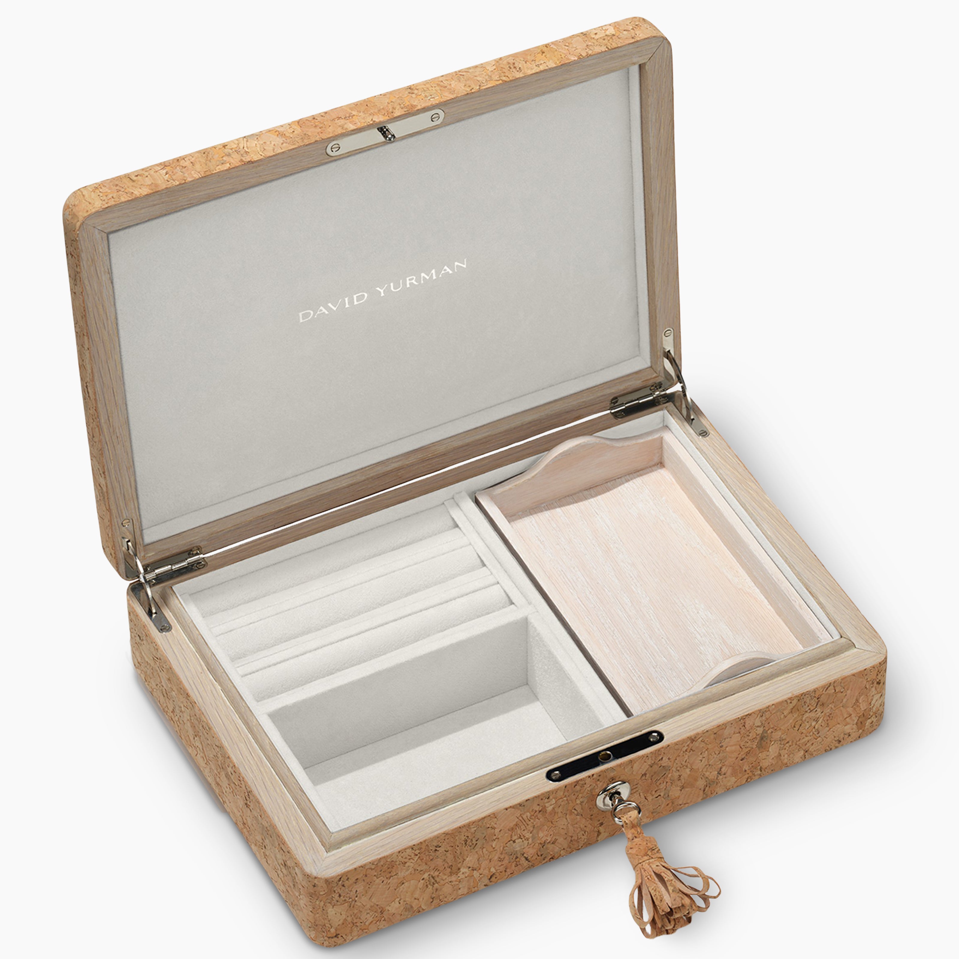 Jewelry Box in Tan Cork