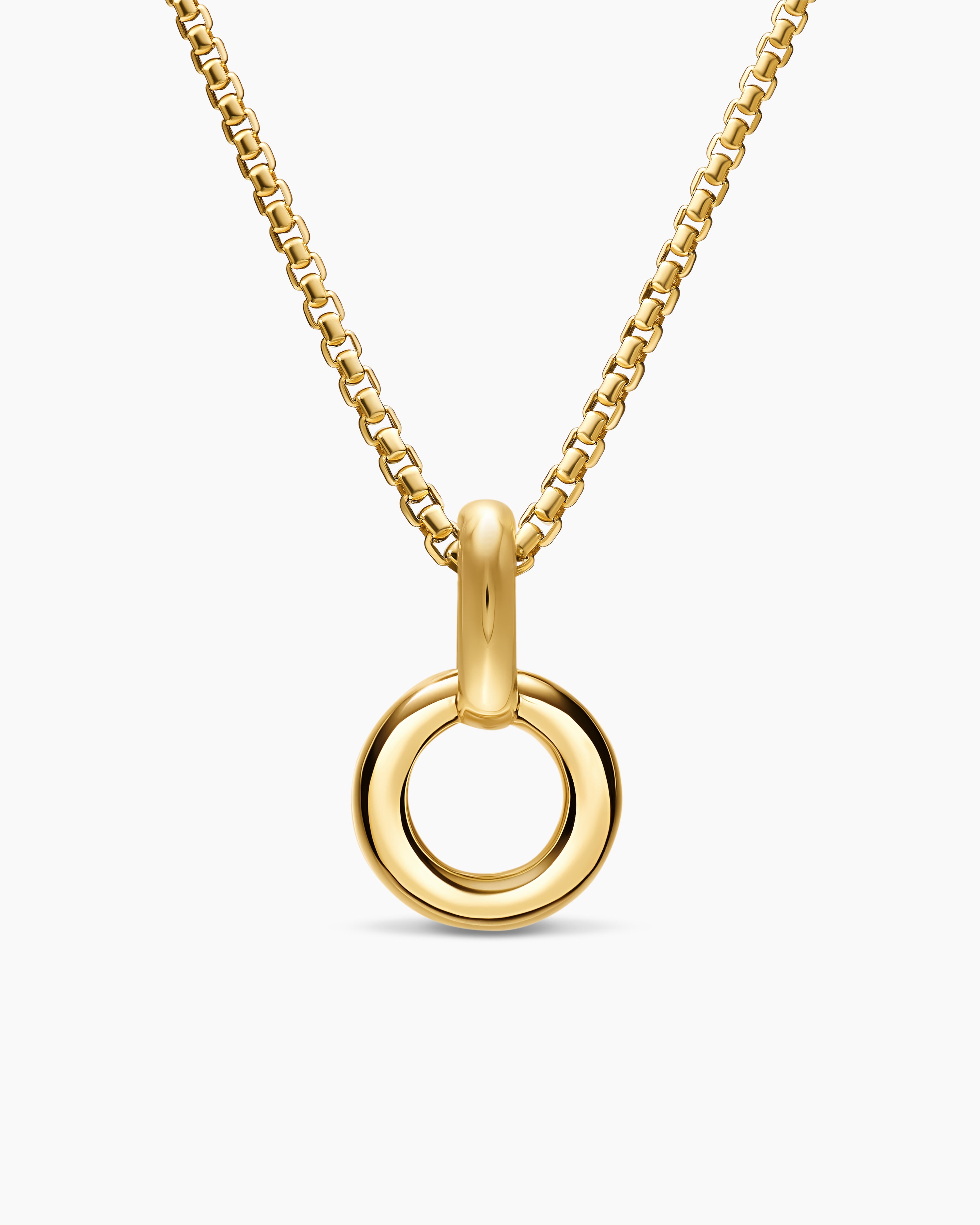 amulet.accessory  Amulet Holder in 18K Yellow Gold, 20.3mm | David Yurman