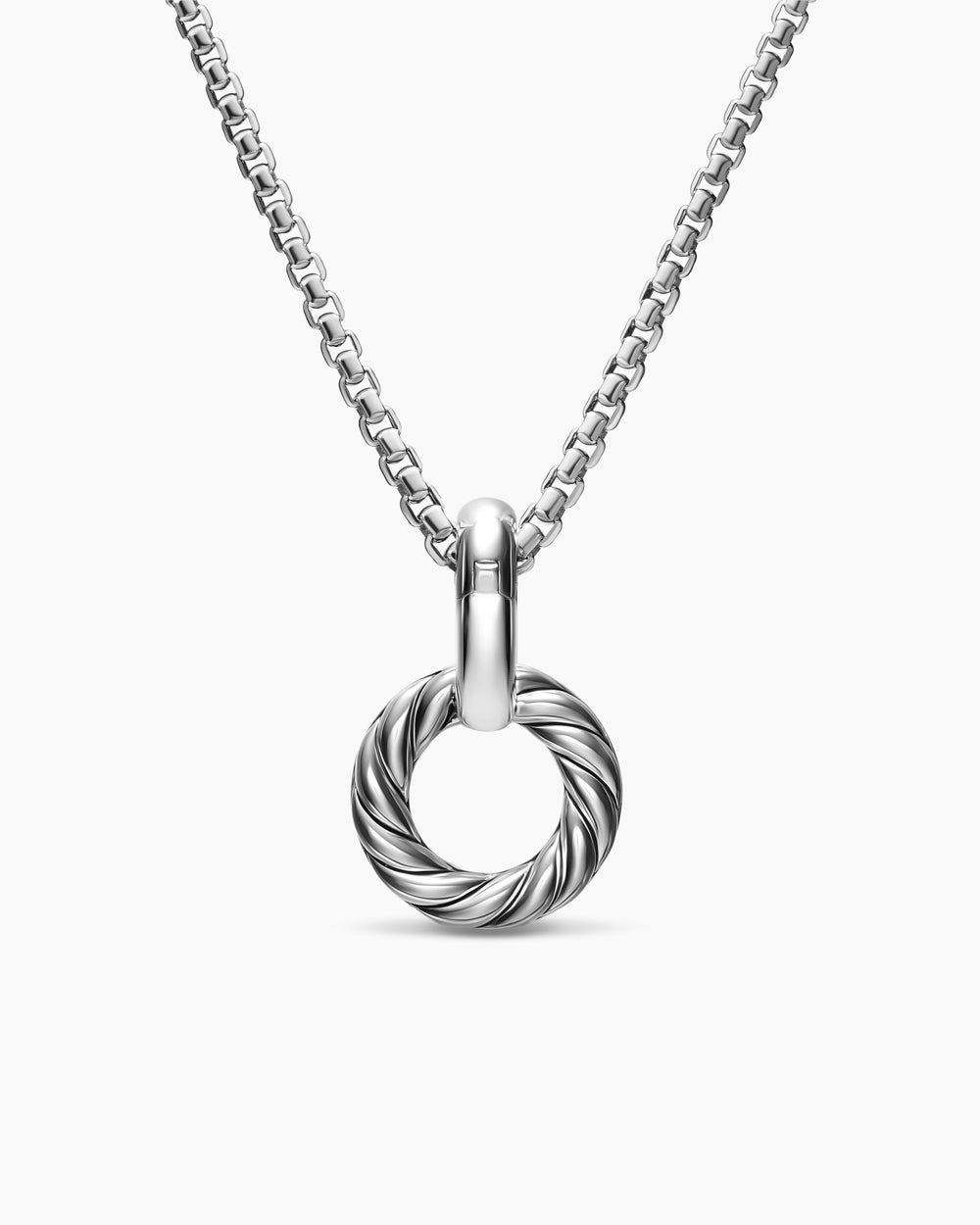 Womens Amulet Holder in Sterling Silver, 20.3mm