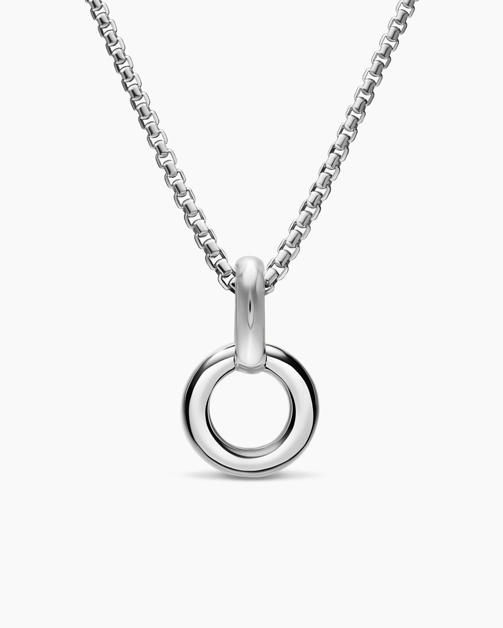 Womens Amulet Holder in Sterling Silver, 20.3mm