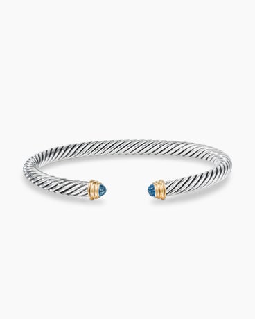 Cable Classics Petite Color Bracelet with 14K Yellow Gold, 5mm