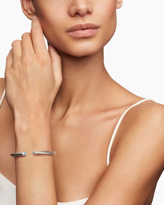 Cable Classics Color Bracelet with Diamonds, 5mm