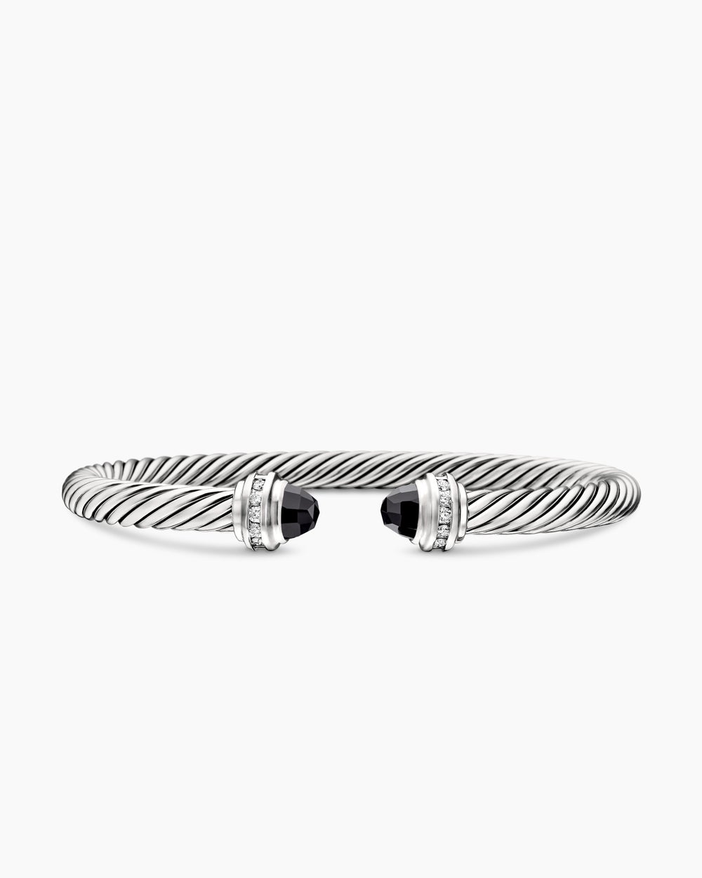 Bracelet Classic Cable en argent sterling avec diamants, 5 mm femmes