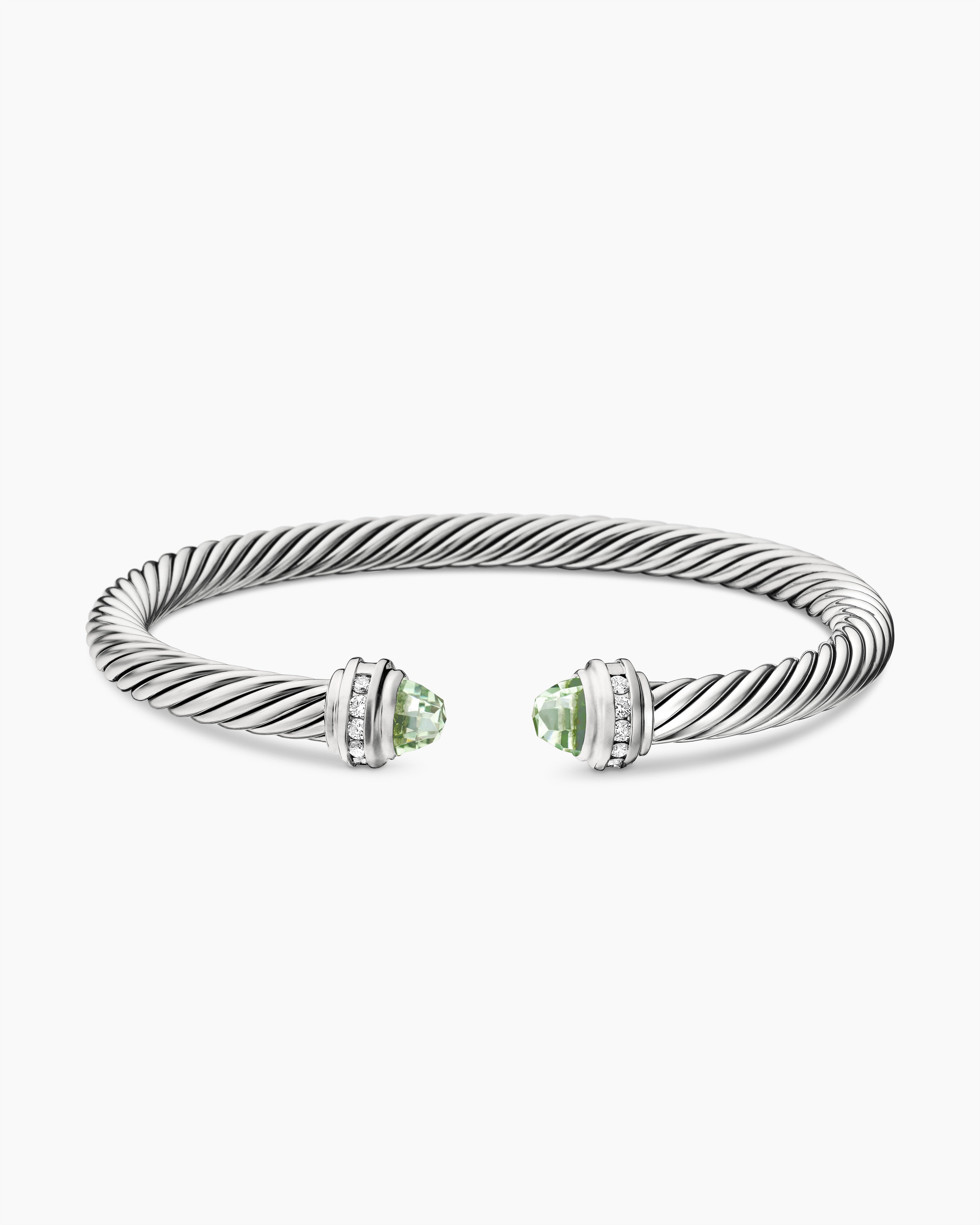 美品 David Yurman シルバー ブレスレット 5MM David Yurman: 5.5mm DY Madison® Bracelet in Sterling Silver