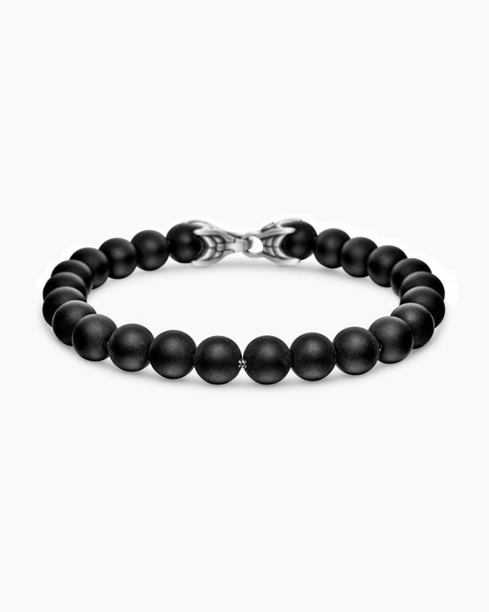 Spiritual Beads Bracelet in Sterling Silver, 8mm
