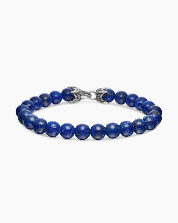 david van hagen Spiritual Beads Bracelet Sterling Silver with Lapis 8mm