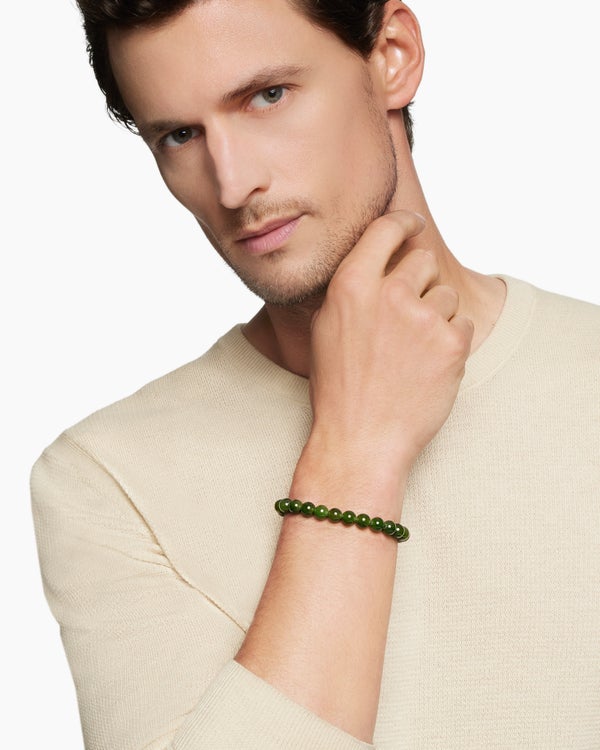 Bracelet Spiritual Beads en argent sterling, 8 mm