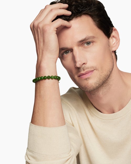 Bracelet Spiritual Beads en argent sterling, 8 mm