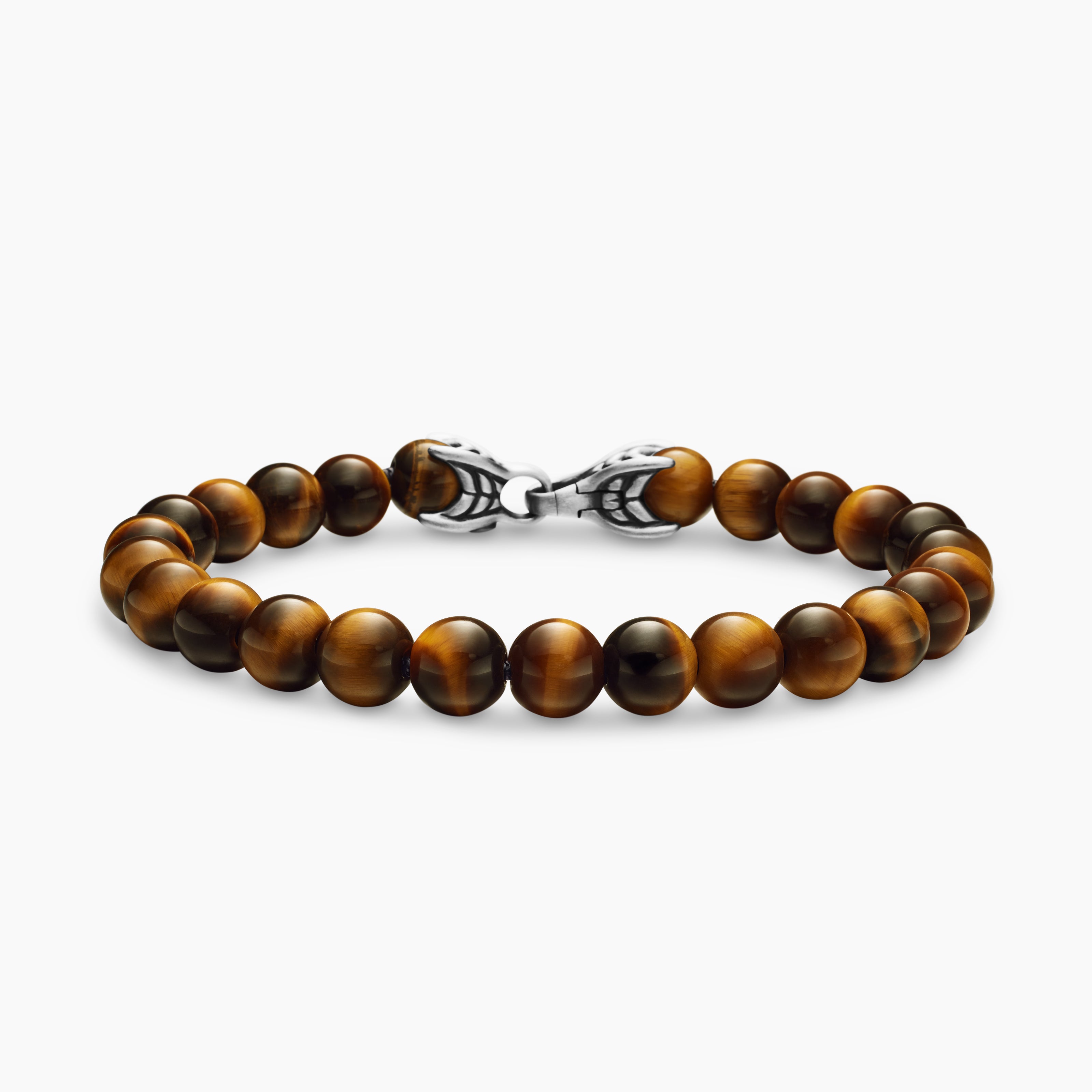 Bracelet Spiritual Beads en argent sterling,&nbsp;8&nbsp;mm hommes 