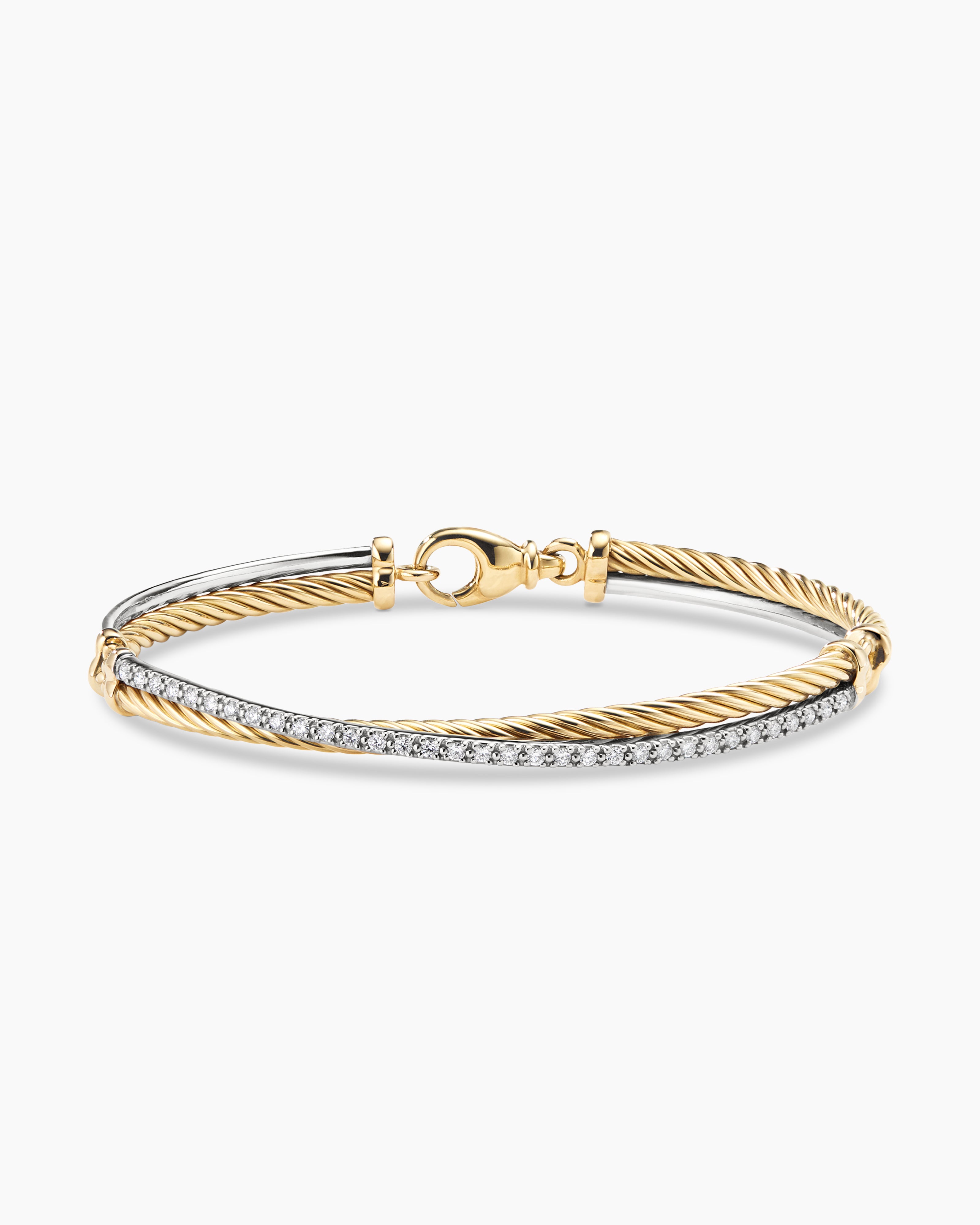 Buy Diamond Bracelet in 18KT Yellow Gold Online