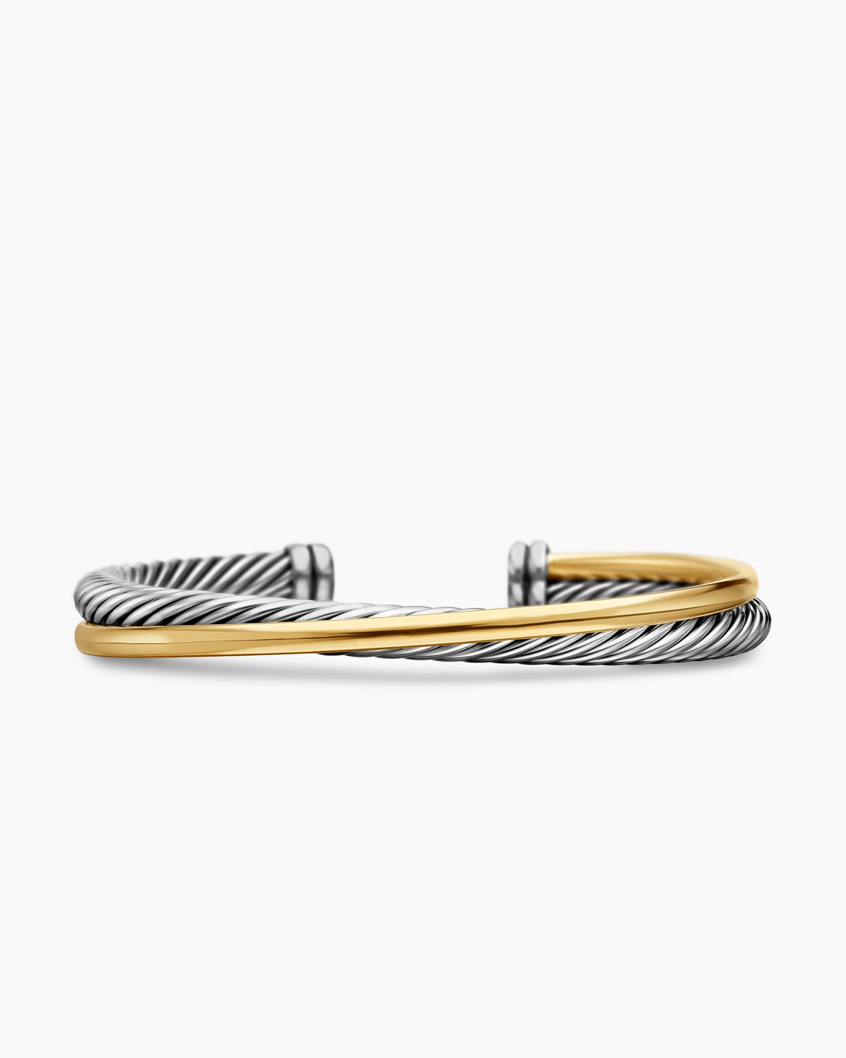 Crossover Two Row Cuff Bracelet 5mm