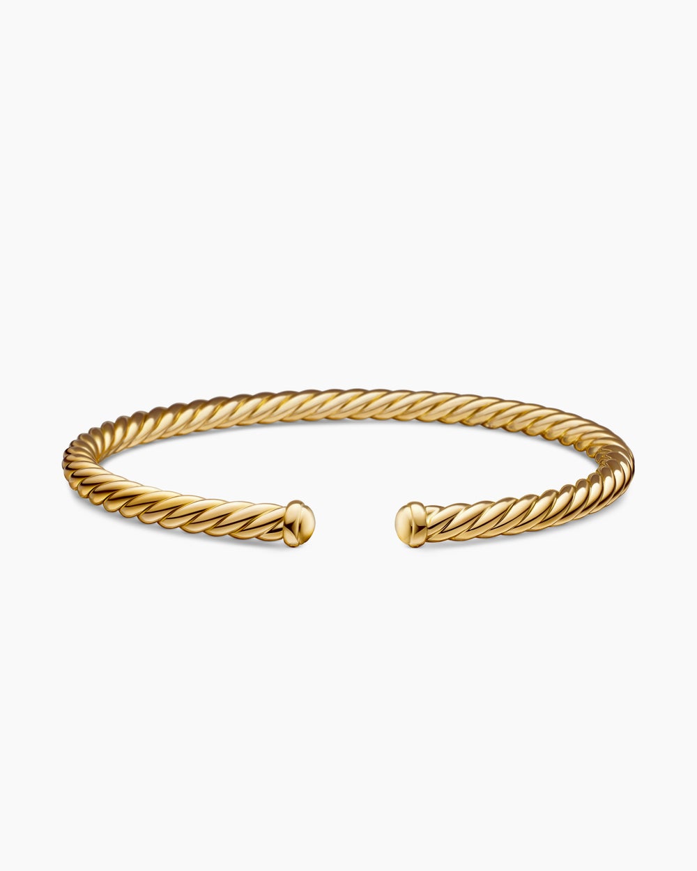 Bracelet Cable Flex en or jaune 18 carats, 4 mm femme