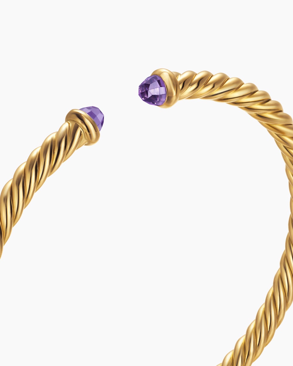 Womens Cablespira Flex Bracelet in 18ct Yellow Gold, 4mm