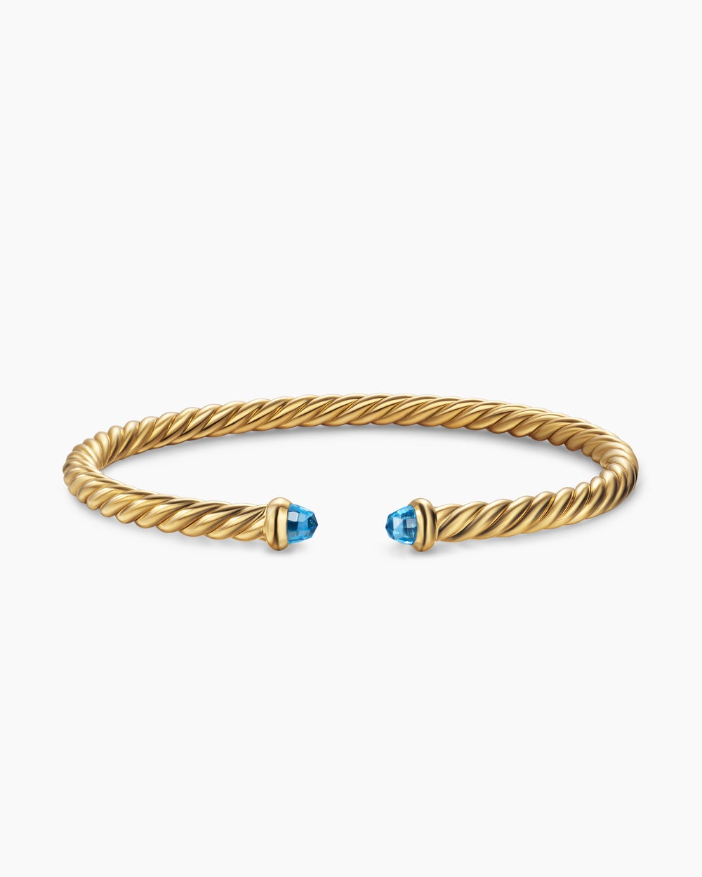 Womens Cablespira Flex Bracelet in 18ct Yellow Gold, 4mm