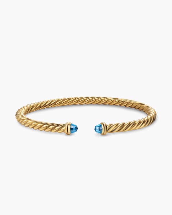 Cablespira Flex Bracelet in 18K Yellow Gold, 4mm