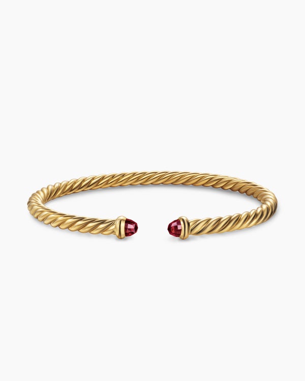 Cablespira Flex Bracelet in 18K Yellow Gold, 4mm