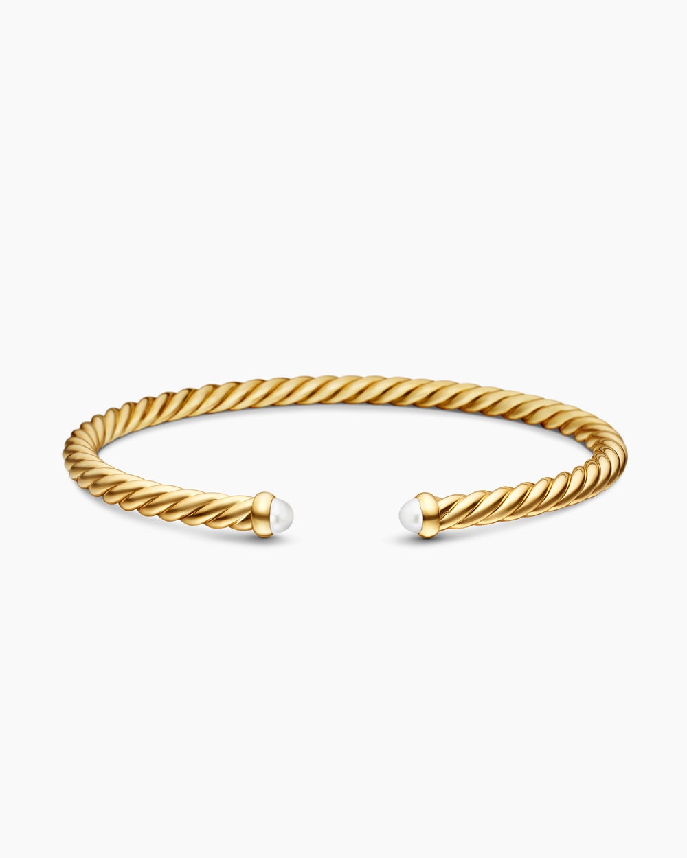 Womens Cablespira Flex Bracelet in 18ct Yellow Gold, 4mm