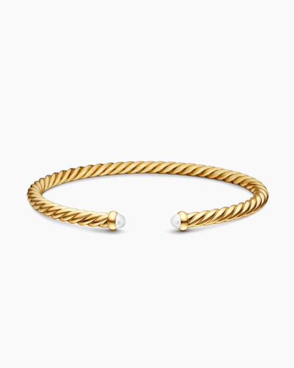 Cablespira Flex Bracelet in 18K Yellow Gold, 4mm