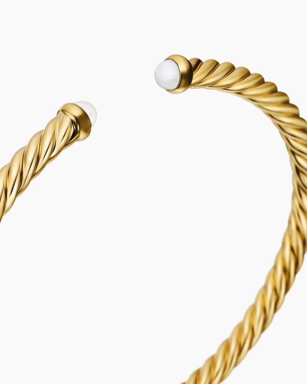 Cablespira Flex Bracelet in 18K Yellow Gold, 4mm
