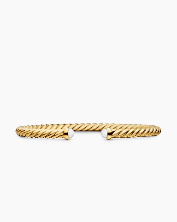 Cablespira Flex Bracelet in 18K Yellow Gold, 4mm