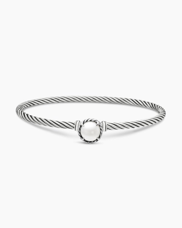 Petite Chatelaine® Bracelet in Sterling Silver with Pearl, 3mm