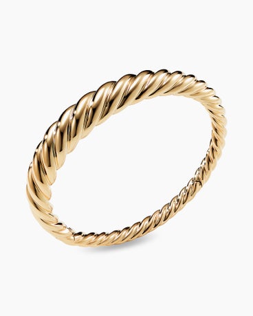 Pure Form® Cable Bracelet in 18K Yellow Gold, 9.5mm