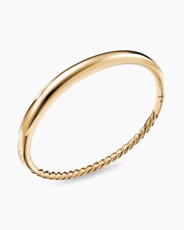 Pure Form® Smooth Bracelet in 18K Yellow Gold, 6.5mm
