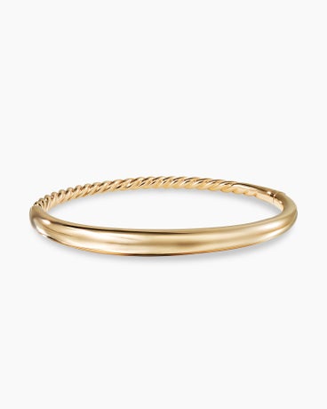 Pure Form® Smooth Bracelet in 18K Yellow Gold, 6.5mm