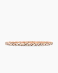 Sculpted Cable Linked Cord Bracelet in Black Nylon with Sterling Silver and 14K Yellow Gold, 8.7mm