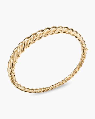 Pure Form® Cable Bracelet in 18K Yellow Gold, 6mm