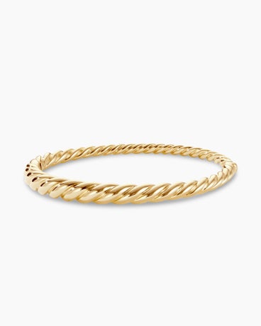 Pure Form® Cable Bracelet in 18K Yellow Gold, 6mm