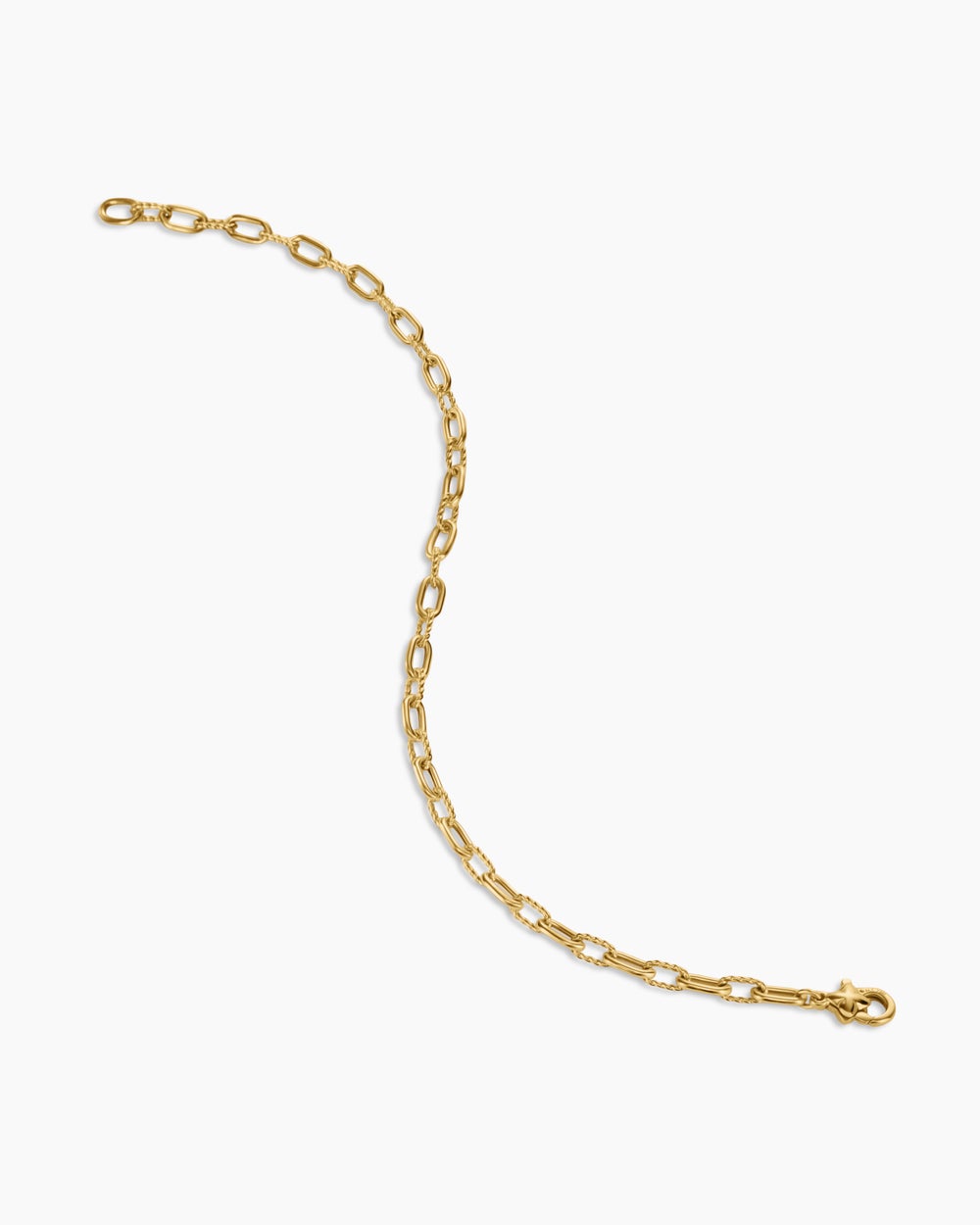 Womens DY Madison Chain Bracelet in 18ct Yellow Gold, 3mm