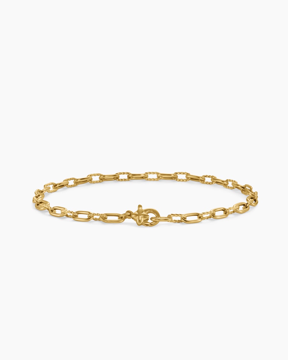 Womens DY Madison Chain Bracelet in 18ct Yellow Gold, 3mm