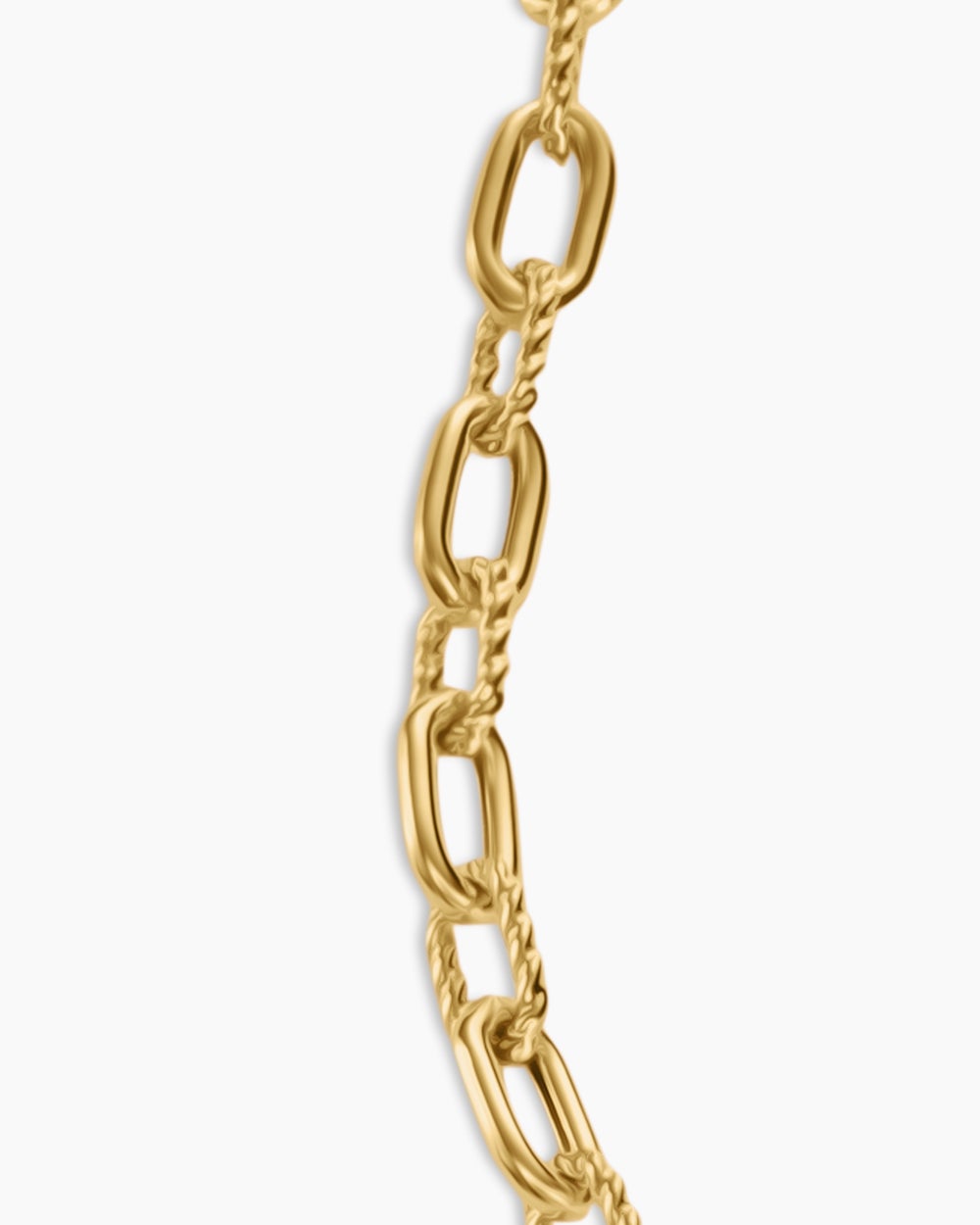 Womens DY Madison Chain Bracelet in 18ct Yellow Gold, 3mm