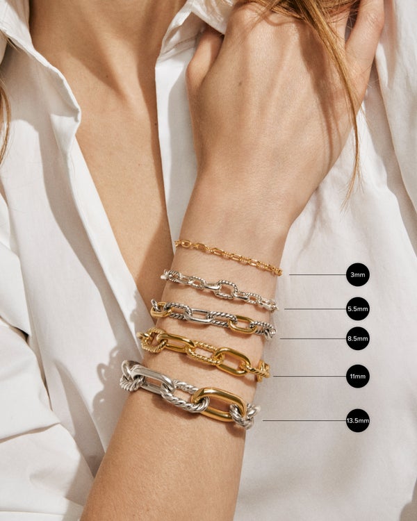 Bracelet chaîne DY Madison en or 18 carats, 4 250 $.