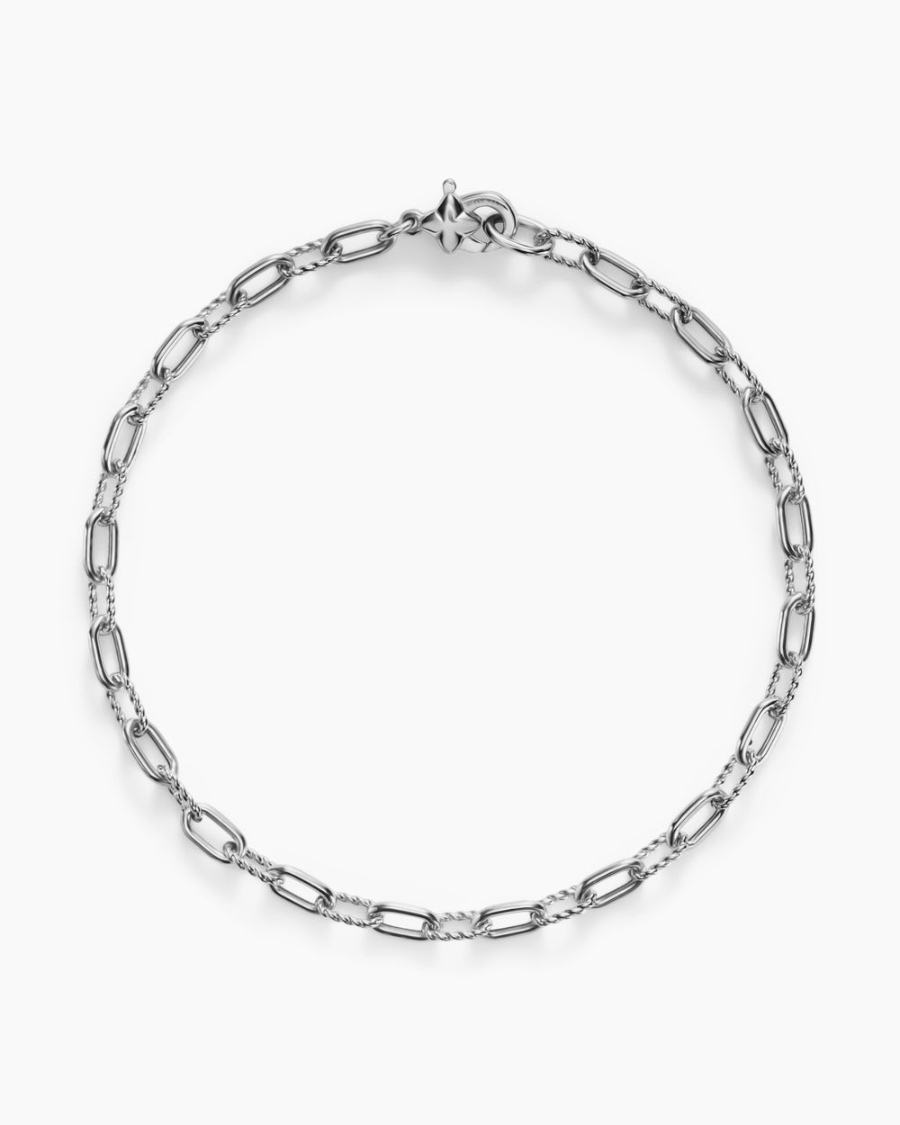 Womens DY Madison Chain Bracelet in Sterling Silver, 3mm