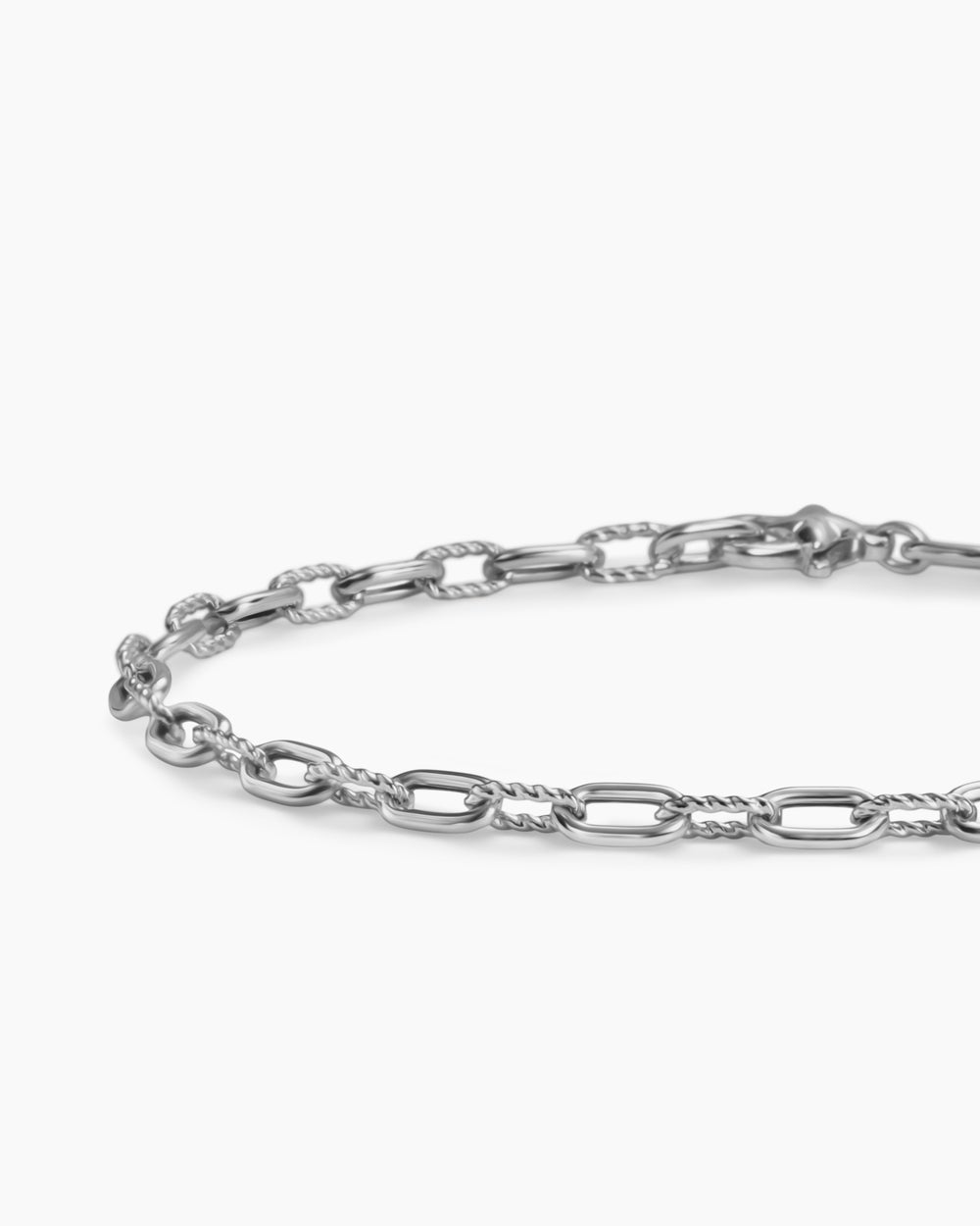 Womens DY Madison Chain Bracelet in Sterling Silver, 3mm