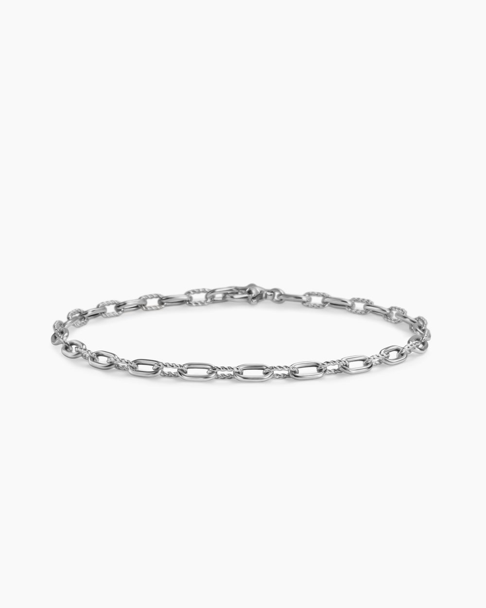 Womens DY Madison Chain Bracelet in Sterling Silver, 3mm