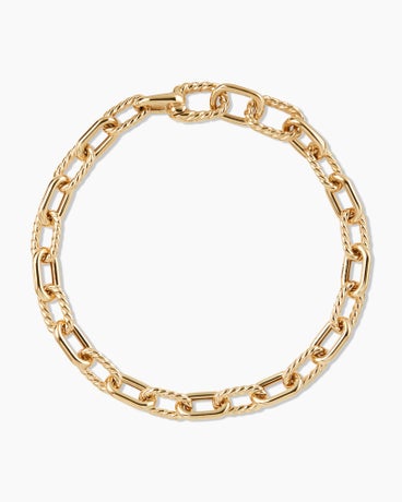 DY Madison® Chain Bracelet in 18K Yellow Gold, 6mm