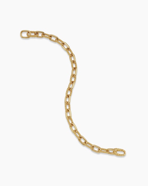Womens DY Madison® Chain Bracelet in 18K Yellow Gold, 6mm