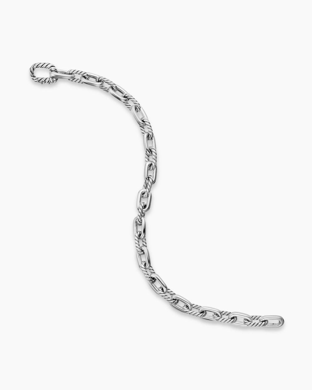 Womens DY Madison Chain Bracelet in Sterling Silver, 5.5mm
